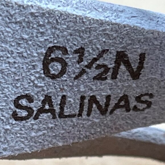 Etienne Aigner Women’s White Leather Salinas Heeled Sandals Size 6.5N - Picture 6 of 9